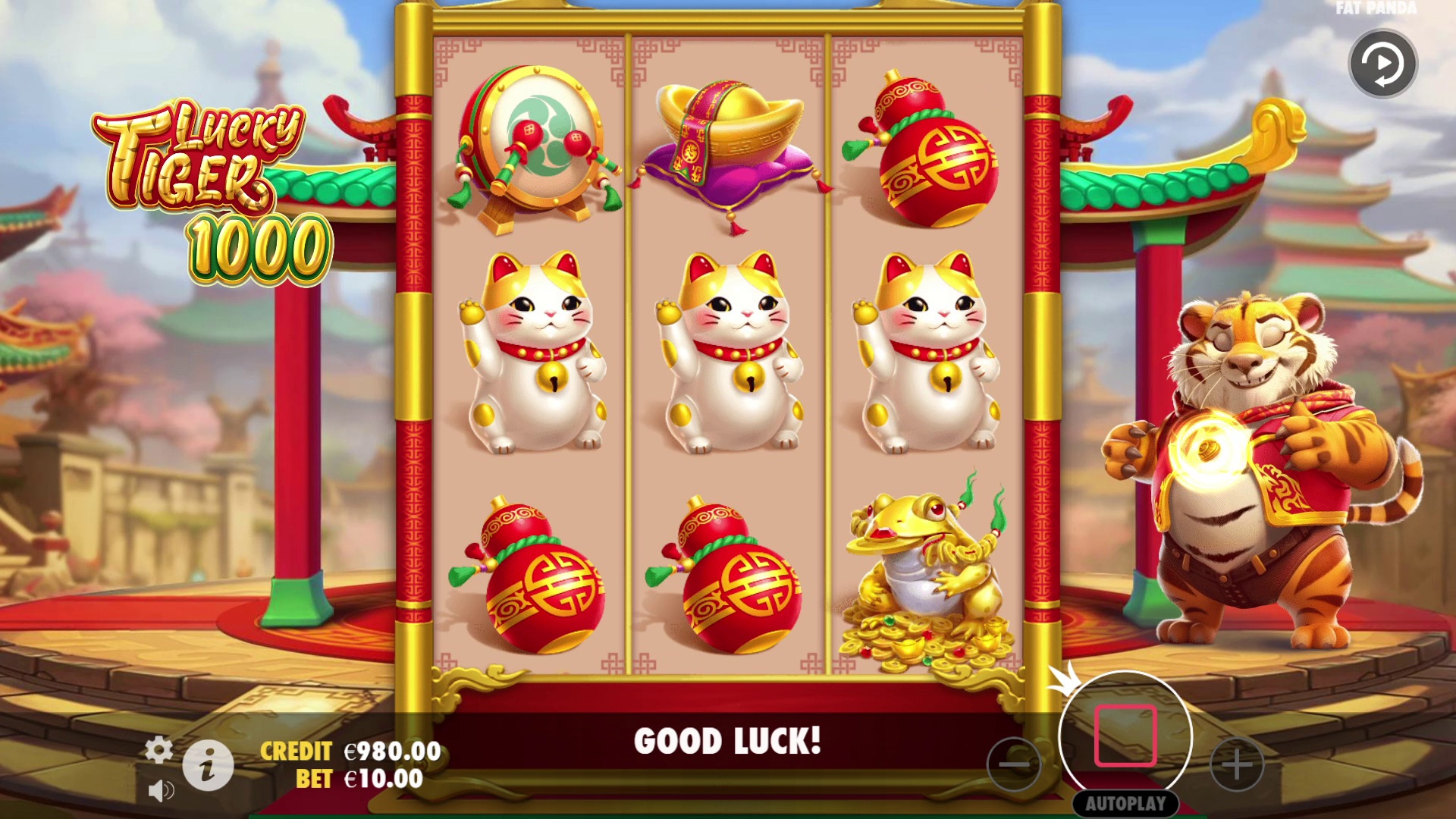 Lucky Tiger 1000 - screenshot with slot description 3